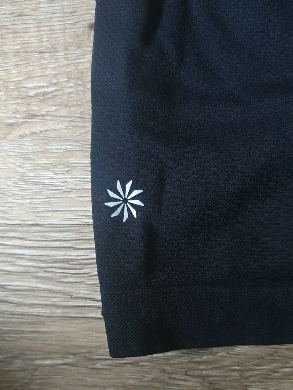 Athleta Girl Black Crewneck Athletic Top